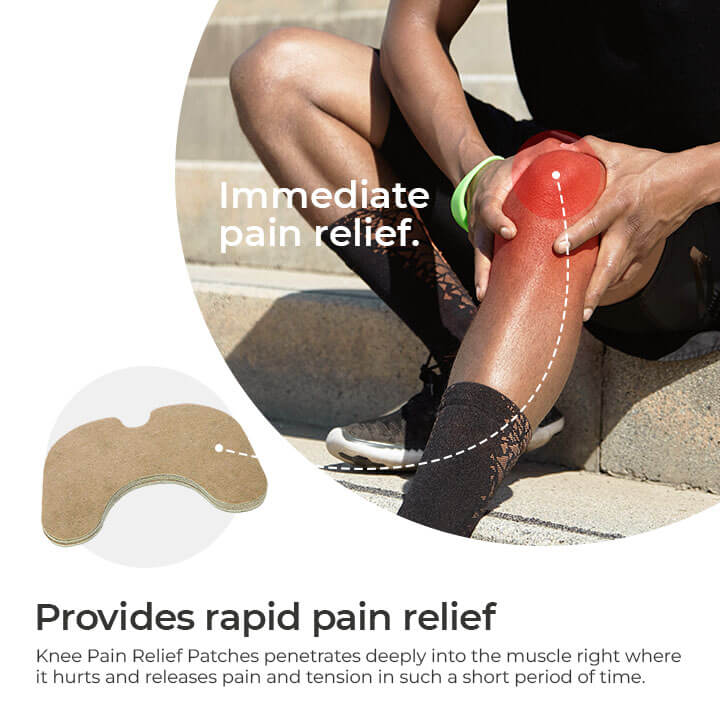 30-Pcs Knee Pain Relief Patches (lkm)