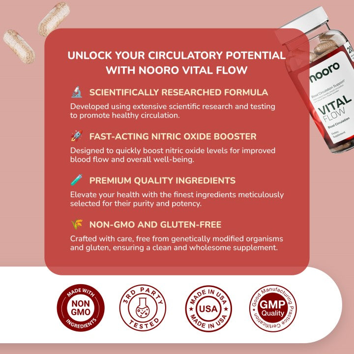 1x Vital Flow Supplement (obo) – Nooro US