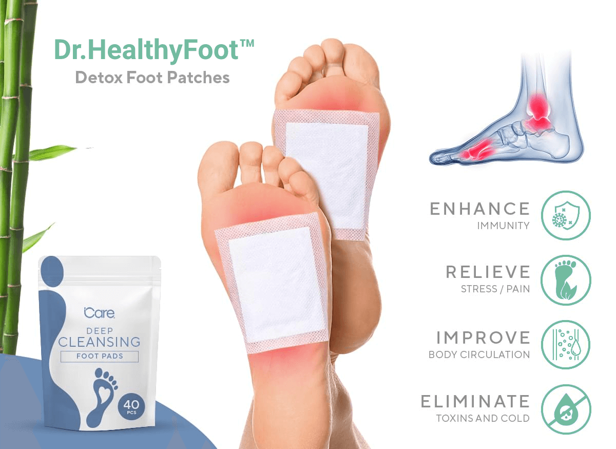 40 Pcs Foot Detox Patches (vfc)