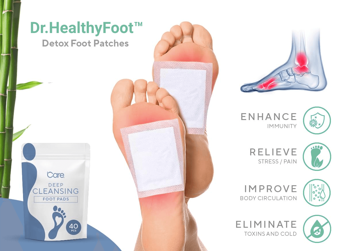 20 Pcs Foot Detox Patches (ecs)