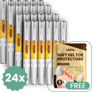 24x Toenail Fungus Pen + Toe Protectors (nfp)