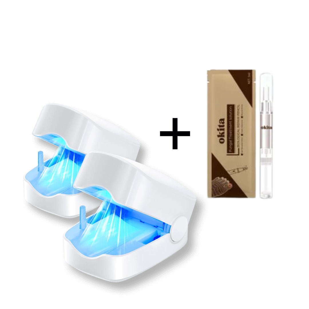 2x Okita Nail Fungus Lights + 1 Pc Toenail Fungus Pen (tox)