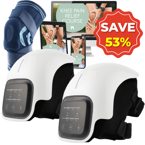 Nooro Knee Massager - 2 Pcs Exclusive Limited Time Discount + 2 Free Bonuses (pro)