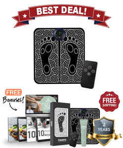 1x NMES Foot Massager + Remote + FREE Bonuses (lfm)