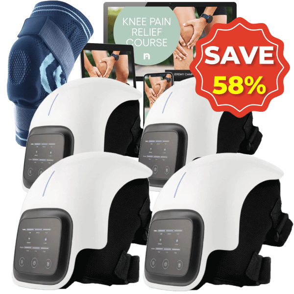 Nooro Knee Massager - 4 Pcs Exclusive Limited Time Discount + 2 Free Bonuses (pro)