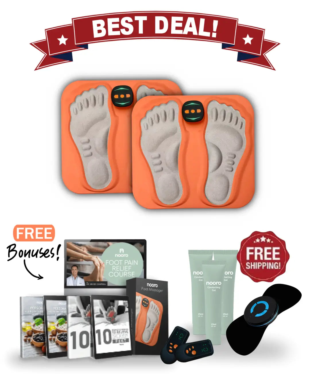2x NMES Foot Massager 2.0 + FREE Bonuses (tmn)